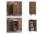 Vidaxl Credenza In Rovere Marrone 34,5X34X90 Cm In Legno - Credenza - Credenza - Armadio - Armadio Portaoggetti