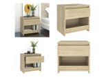 Vidaxl Comodino Rovere Sonoma 40X30X39 Cm In Legno - Comodino - Comodini - Tavolino - Tavoli Laterali