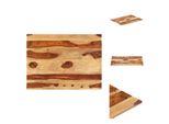 Vidaxl Piano Da Tavolo In Legno Massiccio Di Palissandro 15-16 Mm 60×80 Cm - Piani Da Tavolo