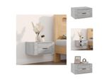 Vidaxl Comodino A Muro Grigio Sonoma 50X36X25 Cm - Comodini