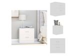 Vidaxl Comodino Bianco 40X30X40 Cm Materiale Legno - Comodini