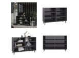 Vidaxl Credenza Grigio Lucido 103,5X35X70 Cm In Legno - Credenza - Credenze - Armadi - Credenze