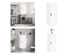 Vidaxl Armadio A Muro Bianco 34,5X34X90 Cm Materiale A Base Di Legno - Armadio A Muro - Armadio A Muro - Armadio - Armadio Portaoggetti