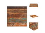 Vidaxl Piano Da Tavolo Quadrato 60X60 Cm 25-27 Mm In Legno Massello Di Recupero - Piani Da Tavolo