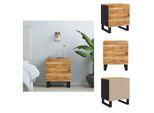 Vidaxl Comodino 40X33X46 Cm In Legno Massiccio Di Acacia - Comodini