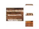 Vidaxl Piano Da Tavolo Rettangolare 60X80 Cm 15-16 Mm In Legno Massello Di Recupero - Piani Da Tavolo
