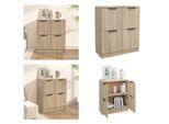 Vidaxl Credenza In Rovere Sonoma 60X30X70 Cm In Legno - Credenza - Credenza - Armadio - Armadio Portaoggetti