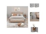 Vidaxl Comodini A Parete 2 Pz. Grigio Sonoma 50X30X47 Cm - Comodini
