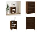 Vidaxl Credenza In Rovere Marrone 57X35X90 Cm Materiale A Base Di Legno - Credenza - Credenze - Armadietto