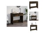 Vidaxl Tavolino In Rovere Fumé 89X41X76,5 Cm Materiale A Base Di Legno - Tavolini