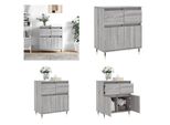 Vidaxl Credenza Grigio Sonoma 60X35X70 Cm - Credenza - Credenze - Cassettiera - Credenza