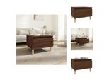 Vidaxl Tavolino Marrone Effetto Quercia 50X46X35 Cm Materiale A Base Di Legno - Tavolini