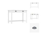 Vidaxl Consolle Hill Con 2 Cassetti 110X45X74 Cm In Legno Di Pino - Tavolini