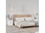 Vidaxl Comodini 2 Pz. Legno Ingegnerizzato Bianco - Comodino - Comodini - Armadio - Comodino