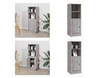 Vidaxl Credenza Grigio Sonoma 36X35,5X103,5 Cm Materiale A Base Di Legno - Credenza - Credenze - Madia - Armadio