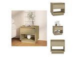 Vidaxl Comodino Rovere Sonoma 45X34X44 Cm Materiale Legno - Comodini