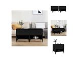 Vidaxl Tavolini 2 Pz. Nero 50X46X50 Cm Materiale Legno - Tavolini