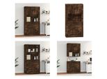 Vidaxl Credenza In Rovere Affumicato - Credenza - Credenze - Credenza - Cassettiera