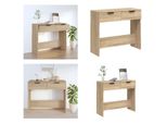 Vidaxl Tavolo Consolle In Rovere Sonoma 90X36X75 Cm - Tavolo Consolle - Tavoli Consolle - Tavolo - Tavolo Da Corridoio