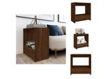 Vidaxl Tavolino Marrone Effetto Rovere 50X26X50 Cm In Legno - Tavolini