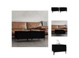 Vidaxl Tavolini 2 Pz. Nero 50X46X35 Cm Materiale Legno - Tavolini