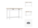 Vidaxl Consolle Hill Con 2 Cassetti 110X45X74 Cm In Legno Di Pino - Tavolini
