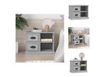 Vidaxl Comodino Grigio Sonoma 60X35,5X45 Cm - Comodini