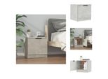 Vidaxl Comodino Grigio Cemento 40X39X40 Cm - Comodini