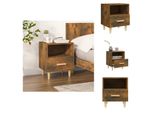 Vidaxl Comodino In Rovere Fumé 40X35X47 Cm - Comodini