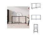 Vidaxl Tavolino Trasparente 140X35X75,5 Cm In Vetro Temperato - Tavolini
