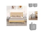 Vidaxl Comodini 2 Pz. Grigio Sonoma 44X35X45 Cm Materiale A Base Di Legno - Comodini