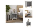 Vidaxl Comodino Grigio Sonoma 40X35X50 Cm - Comodini