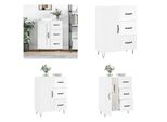 Vidaxl Credenza Bianca Lucida 69,5X34X90 Cm In Legno - Credenza - Credenza - Armadio - Mobile Laterale