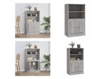 Vidaxl Credenza Grigio Sonoma 60X35,5X103,5 Cm Materiale A Base Di Legno - Credenza - Credenze - Madia - Armadio