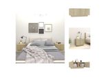Vidaxl Comodino Rovere Sonoma 100X35X40 Cm Materiale Legno - Comodini