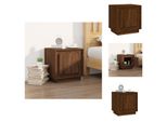 Vidaxl Comodino Marrone Effetto Rovere 44X35X45 Cm Materiale Legno - Comodini