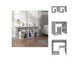 Vidaxl Comodini 2 Pz. Grigio Sonoma 40X30X40 Cm Materiale A Base Di Legno - Comodini