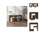 Vidaxl Comodini 2 Pz. Materiale In Legno Effetto Rovere Marrone 40X30X40 Cm - Comodini