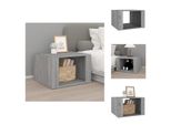 Vidaxl Comodino Grigio Sonoma 57X55X36 Cm Materiale A Base Di Legno - Comodini