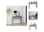 Vidaxl Consolle Grigio Cemento 105X30X80 Cm Materiale A Base Di Legno - Tavolini