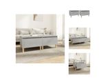 Vidaxl Tavolini 2 Pz. Grigio Cemento 50X46X35 Cm Materiale A Base Di Legno - Tavolini