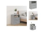 Vidaxl Comodino Grigio Sonoma 50X32X60 Cm - Comodini
