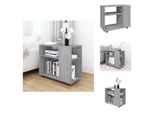 Vidaxl Tavolino Grigio Sonoma 70X35X55 Cm In Legno - Tavolini