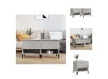 Vidaxl Tavolini 2 Pz. Grigio Cemento 50X46X50 Cm Materiale A Base Di Legno - Tavolini