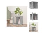 Vidaxl Tavolino Grigio Cemento 33X33X34,5 Cm In Legno - Tavolini