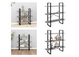 Vidaxl Libreria Grigio Sonoma 100X30X105 Cm Materiale A Base Di Legno - Libreria - Librerie - Libreria - Scaffale