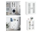 Vidaxl Armadio A Muro Bianco 69,5X34X90 Cm - Armadio A Muro - Armadio A Muro - Armadio - Armadio Portaoggetti