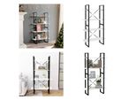 Vidaxl Libreria 4 Scomparti Bianco 80X30X140 Cm Materiale A Base Di Legno - Libreria - Librerie - Libreria - Librerie
