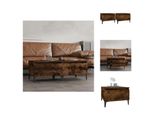 Vidaxl Tavolini 2 Pz. Rovere Affumicato 50X46X35 Cm Materiale A Base Di Legno - Tavolini