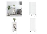 Vidaxl Armadio A Ripiani Bianco 34,5X32,5X90 Cm Materiale A Base Di Legno - Armadio A Ripiani - Armadio A Ripiani - Armadio A Ripiani - Libreria